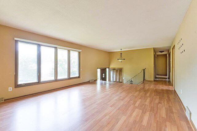 The Edina living room before XI renovation